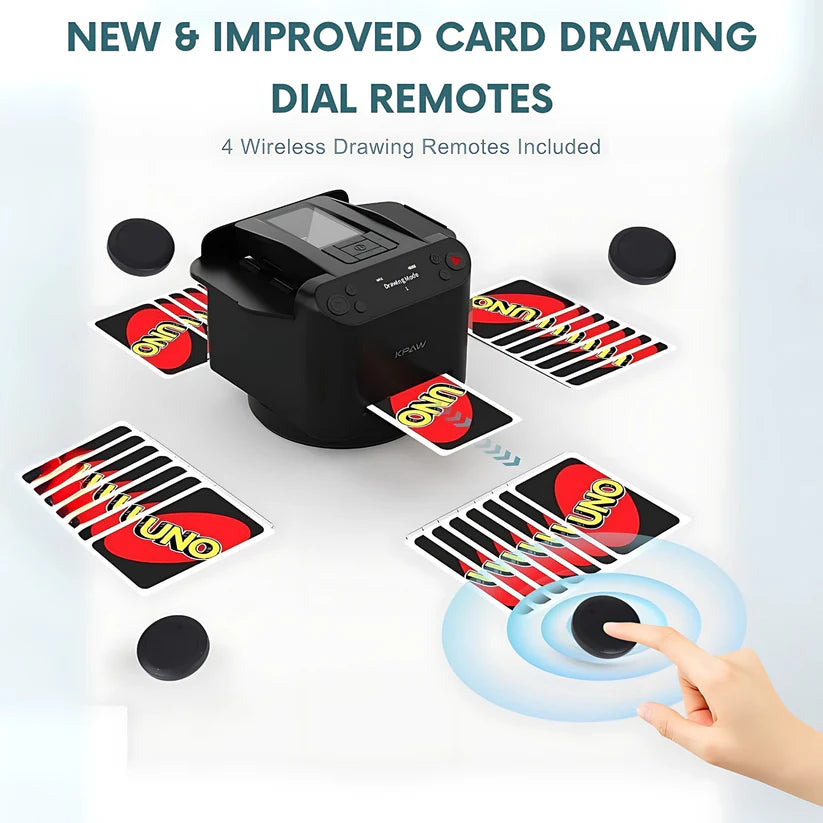 ๐ฒ 2-in-1 Automatic Card Shuffler & Dealer with Wireless Remotes