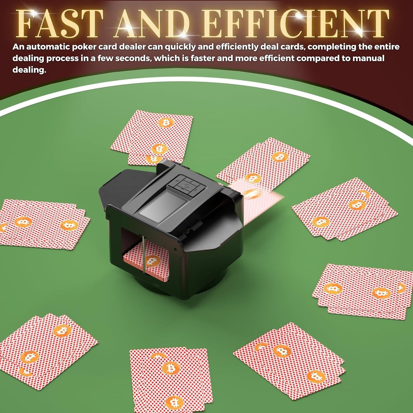 ๐ฒ 2-in-1 Automatic Card Shuffler & Dealer with Wireless Remotes